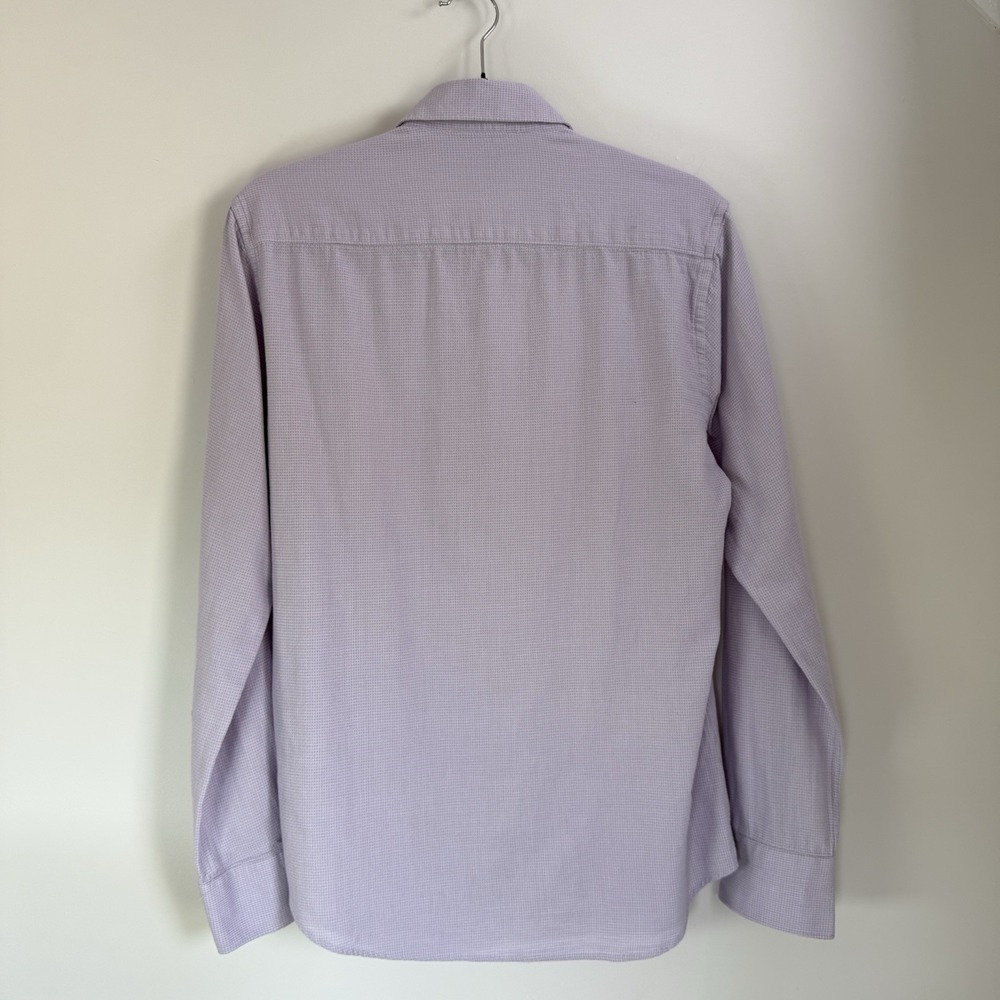 Rare Rabbit Valby Style Men's Button Down Shirt Size S Detailed Lilac - Picture 8 of 10